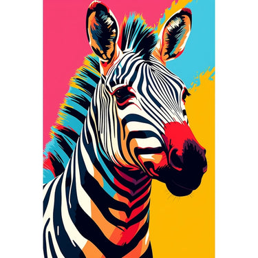 Zebra Art Canvas